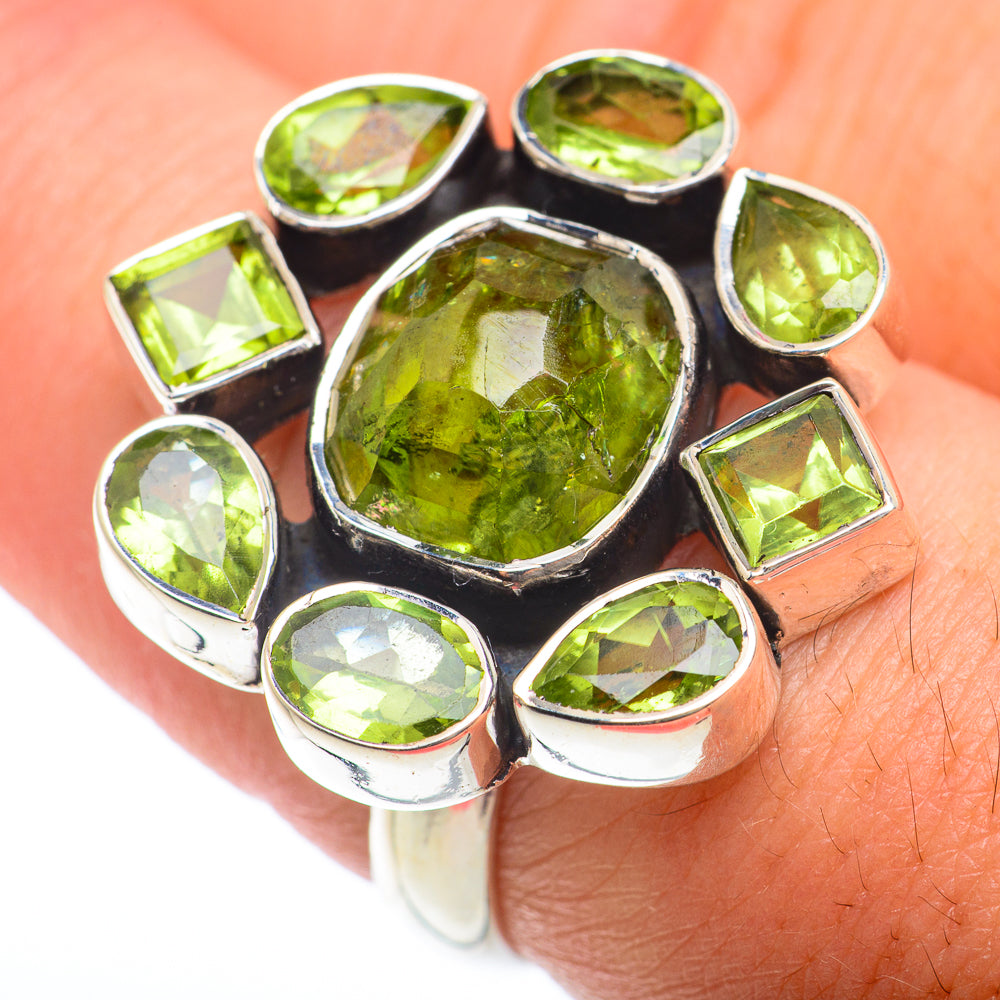 Prehnite Rings handcrafted by Ana Silver Co - RING73785
