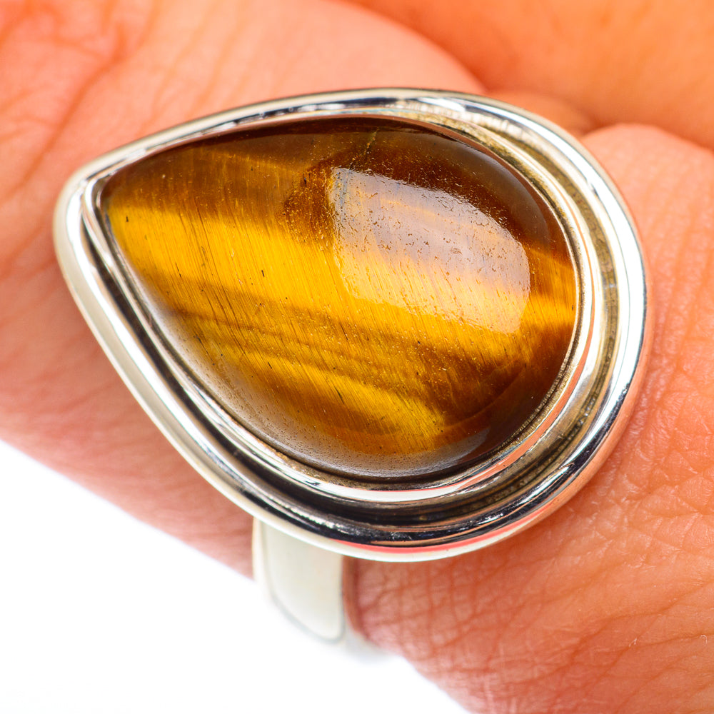 Tiger Eye Rings handcrafted by Ana Silver Co - RING73788