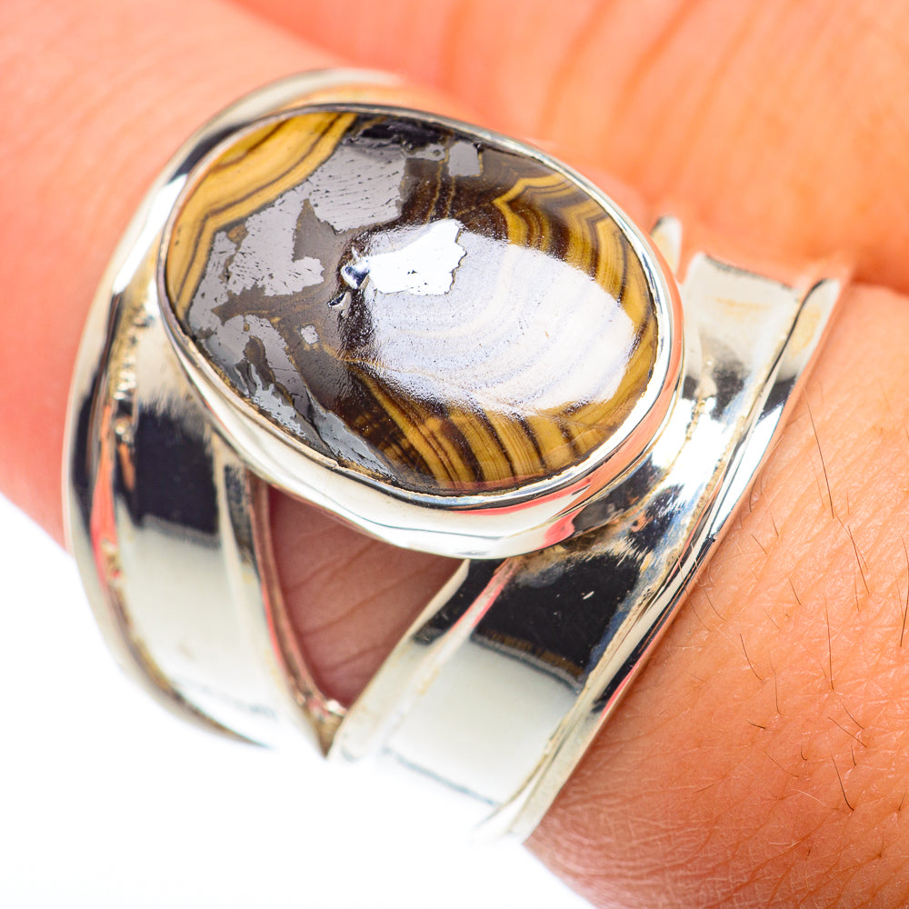 Schalenblende Rings handcrafted by Ana Silver Co - RING73789