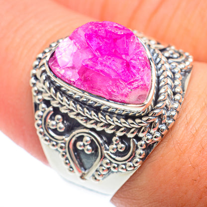 Pink Tourmaline Rings handcrafted by Ana Silver Co - RING73797