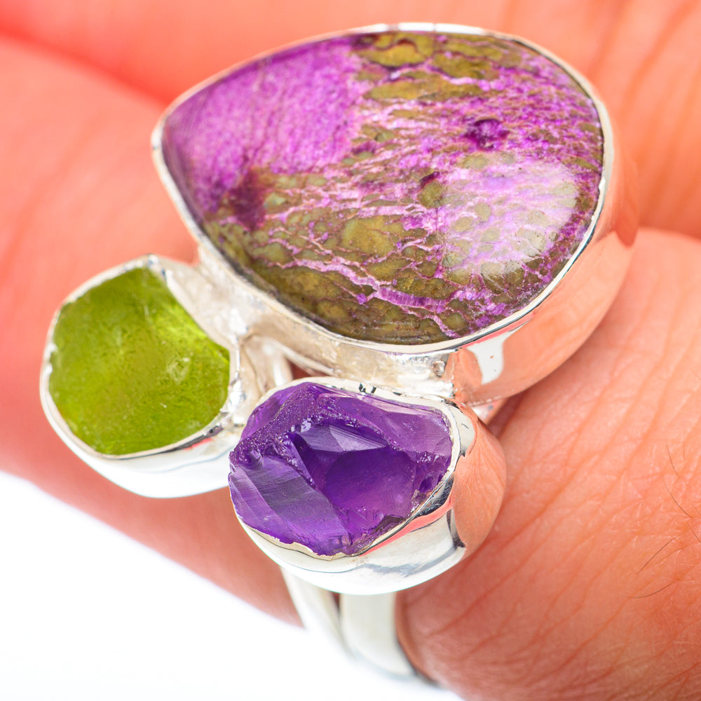 Stichtite Rings handcrafted by Ana Silver Co - RING73801