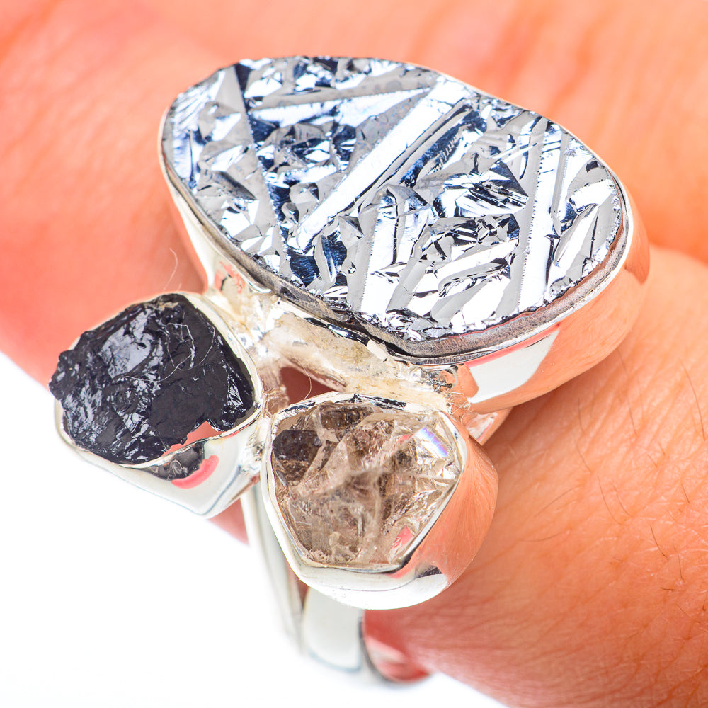 Shungite Rings handcrafted by Ana Silver Co - RING73813