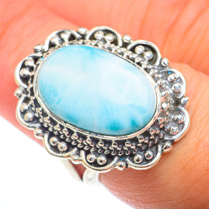 Larimar Rings handcrafted by Ana Silver Co - RING73820