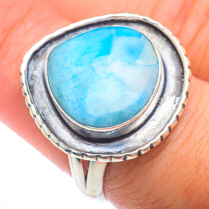 Larimar Rings handcrafted by Ana Silver Co - RING73824