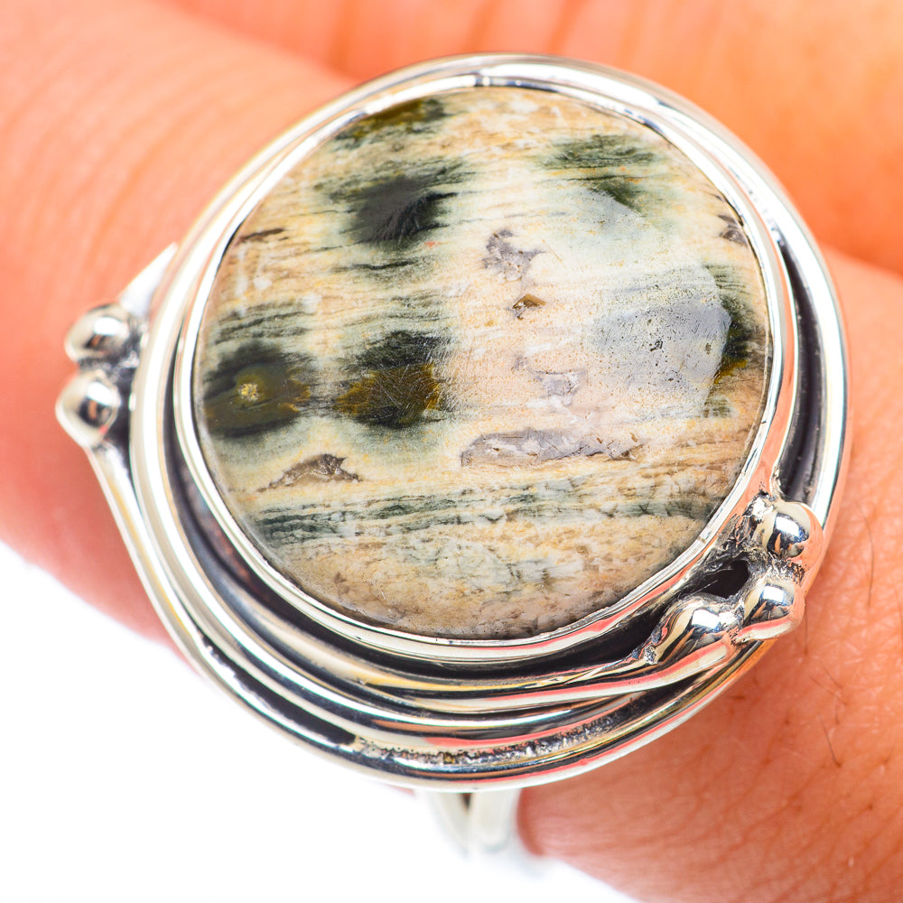 Ocean Jasper Rings handcrafted by Ana Silver Co - RING73830