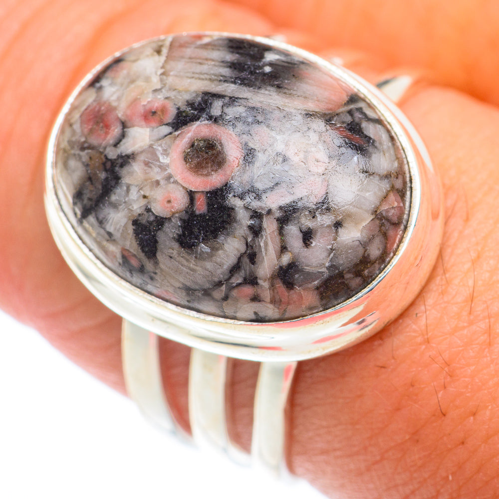 Crinoid Fossil Rings handcrafted by Ana Silver Co - RING73834
