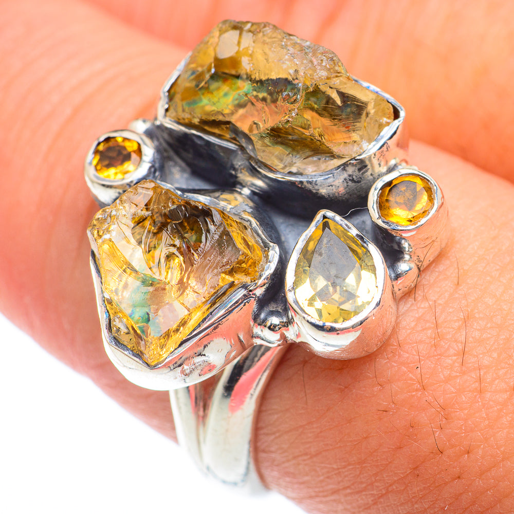 Citrine Rings handcrafted by Ana Silver Co - RING73836