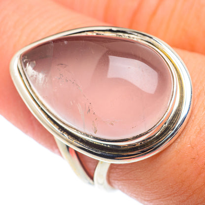 Rose Quartz Rings handcrafted by Ana Silver Co - RING73840