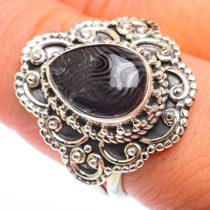 Psilomelane Rings handcrafted by Ana Silver Co - RING73847