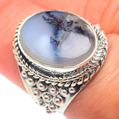 Dendritic Opal Rings handcrafted by Ana Silver Co - RING73851