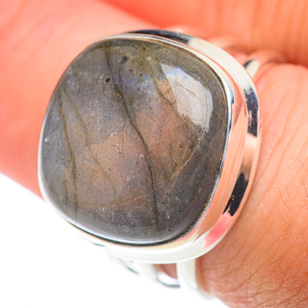 Labradorite Rings handcrafted by Ana Silver Co - RING73852