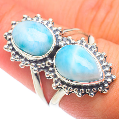 Larimar Rings handcrafted by Ana Silver Co - RING73864