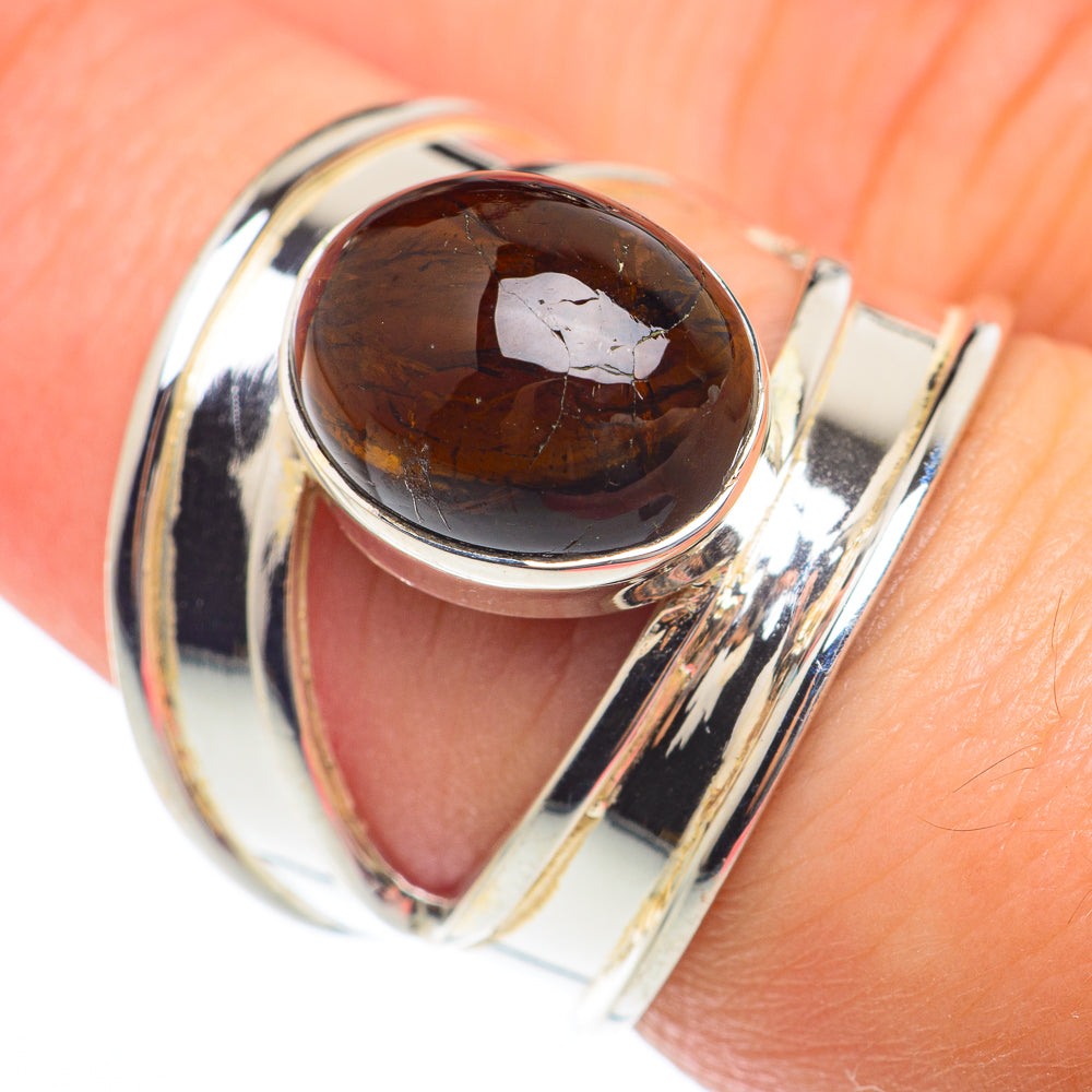 Labradorite Rings handcrafted by Ana Silver Co - RING73871