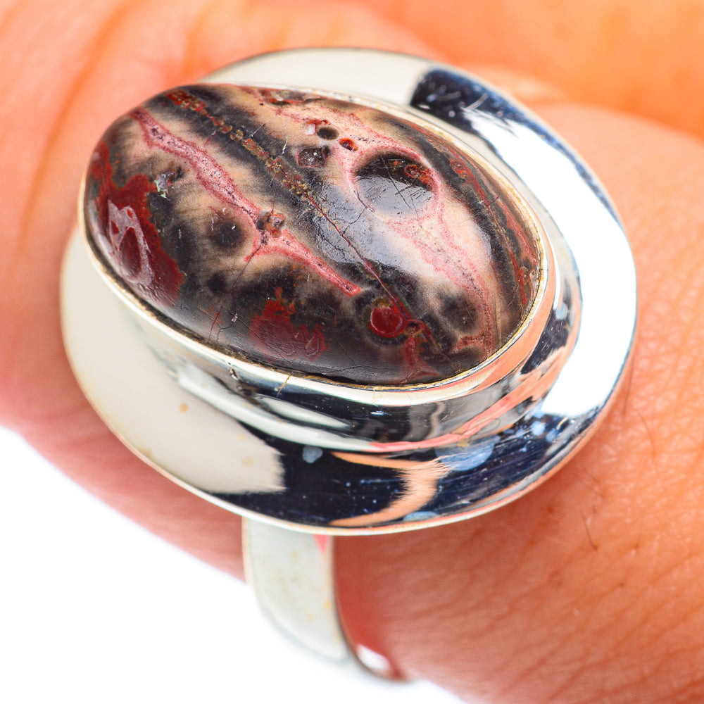 Poppy Jasper Rings handcrafted by Ana Silver Co - RING73872