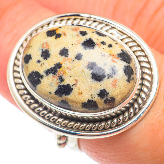 Dalmatian Jasper Rings handcrafted by Ana Silver Co - RING73873