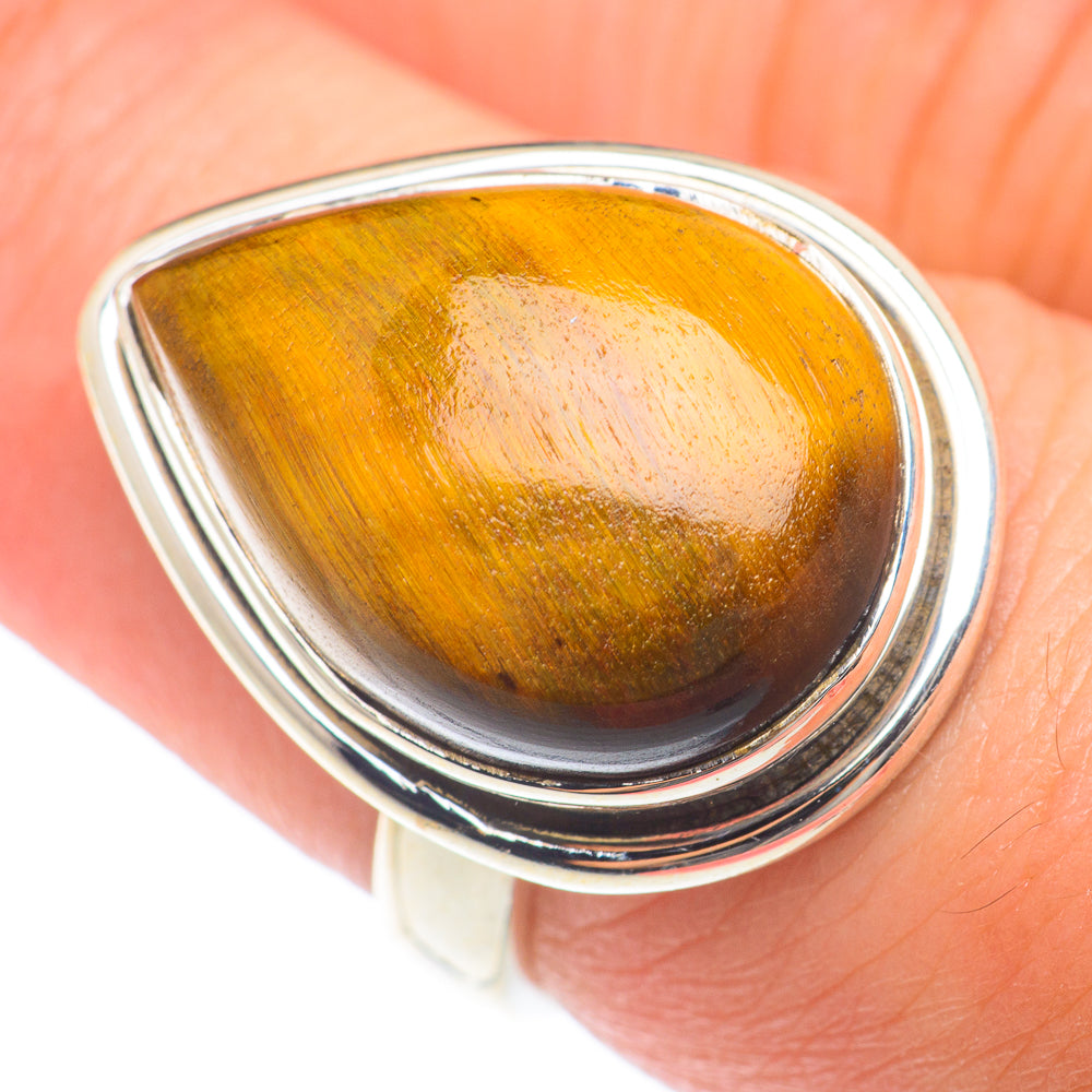 Tiger Eye Rings handcrafted by Ana Silver Co - RING73876