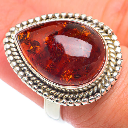 Baltic Amber Rings handcrafted by Ana Silver Co - RING73877