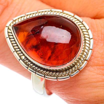 Baltic Amber Rings handcrafted by Ana Silver Co - RING73878