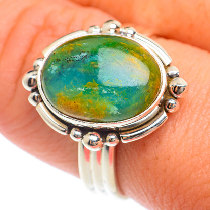 Peruvian Opal Rings handcrafted by Ana Silver Co - RING73906