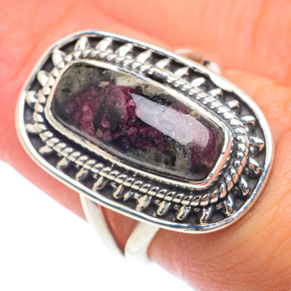 Russian Eudialyte Rings handcrafted by Ana Silver Co - RING73923