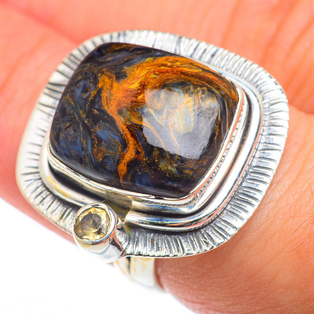 Pietersite Rings handcrafted by Ana Silver Co - RING73925