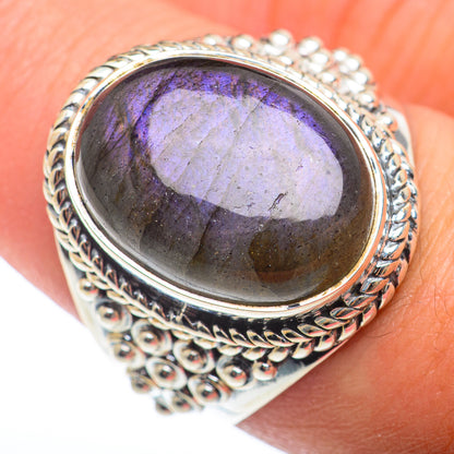 Labradorite Rings handcrafted by Ana Silver Co - RING73932