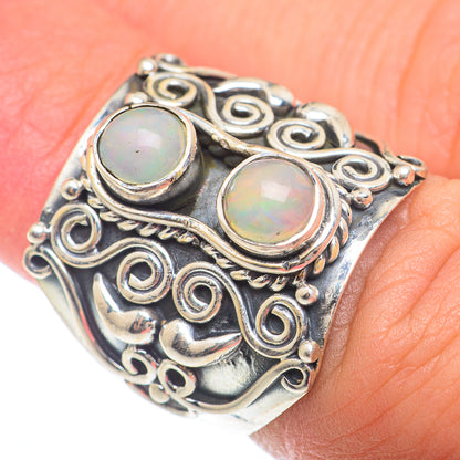 Ethiopian Opal Rings handcrafted by Ana Silver Co - RING73936