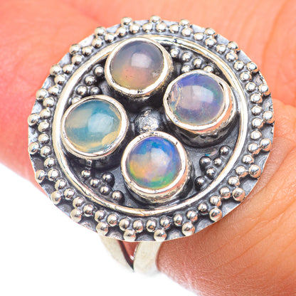 Ethiopian Opal Rings handcrafted by Ana Silver Co - RING73937