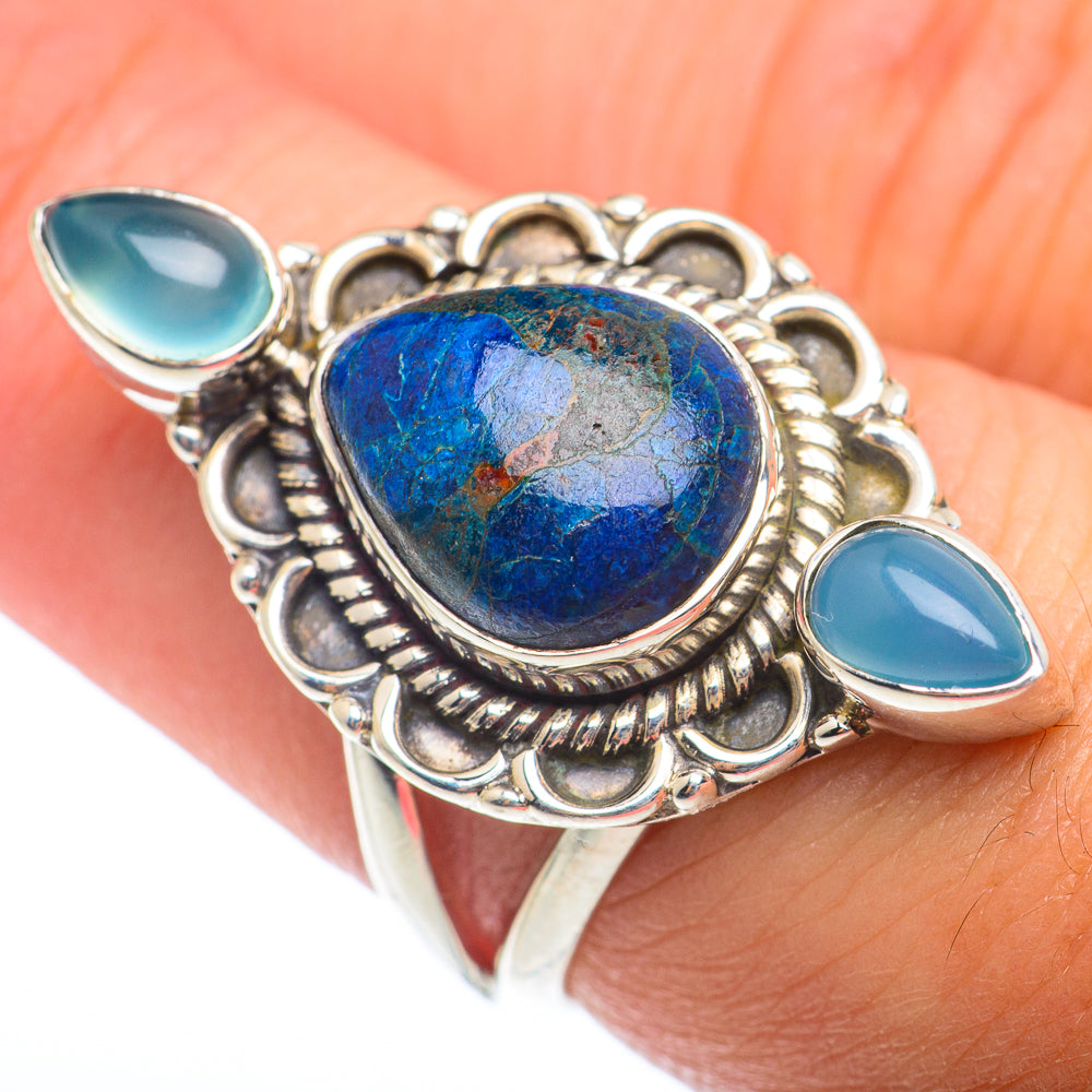 Shattuckite Rings handcrafted by Ana Silver Co - RING73944