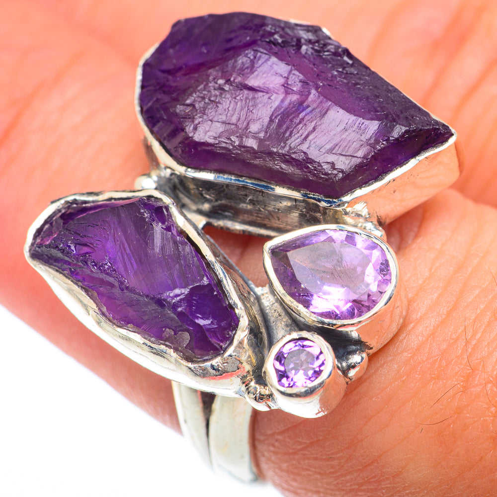 Amethyst Rings handcrafted by Ana Silver Co - RING73961