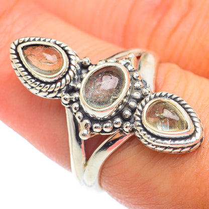 Rainbow Moonstone Rings handcrafted by Ana Silver Co - RING73968