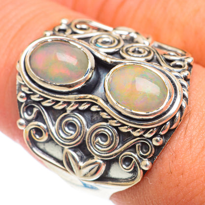 Ethiopian Opal Rings handcrafted by Ana Silver Co - RING73972