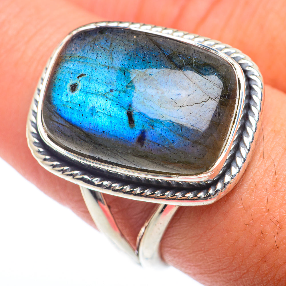 Labradorite Rings handcrafted by Ana Silver Co - RING73980