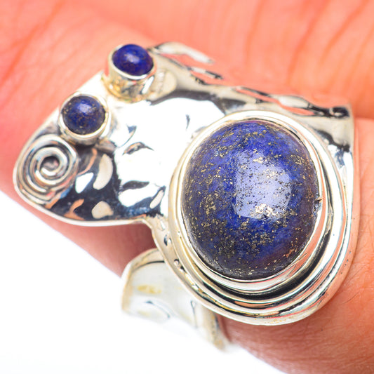 Lapis Lazuli Rings handcrafted by Ana Silver Co - RING73985
