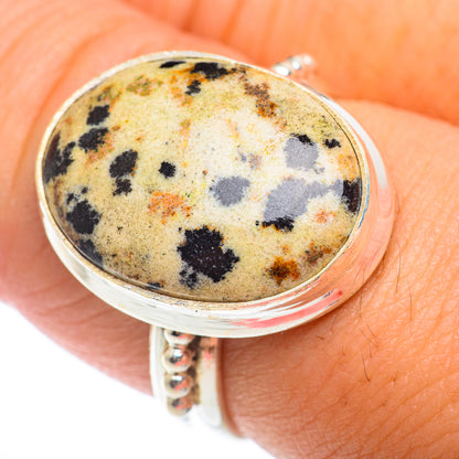 Dalmatian Jasper Rings handcrafted by Ana Silver Co - RING73993