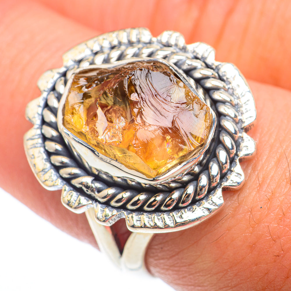 Citrine Rings handcrafted by Ana Silver Co - RING73995