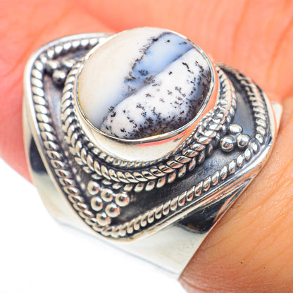 Dendritic Opal Rings handcrafted by Ana Silver Co - RING74009
