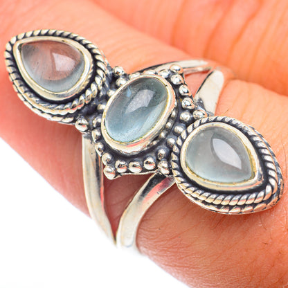 Aquamarine Rings handcrafted by Ana Silver Co - RING74016