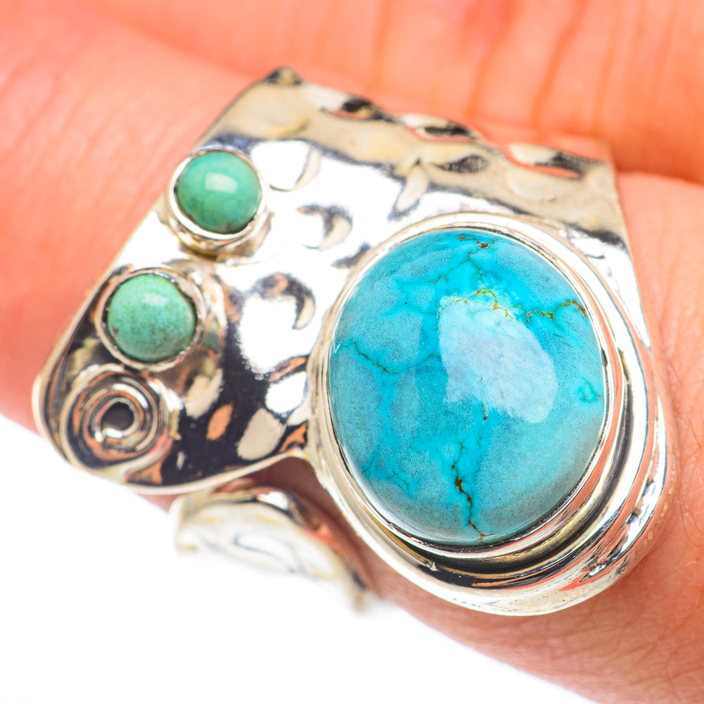 Larimar Rings handcrafted by Ana Silver Co - RING74019