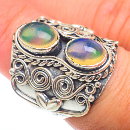 Ethiopian Opal Rings handcrafted by Ana Silver Co - RING74052