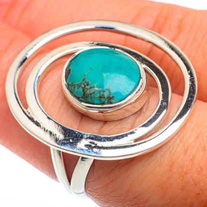Tibetan Turquoise Rings handcrafted by Ana Silver Co - RING74062