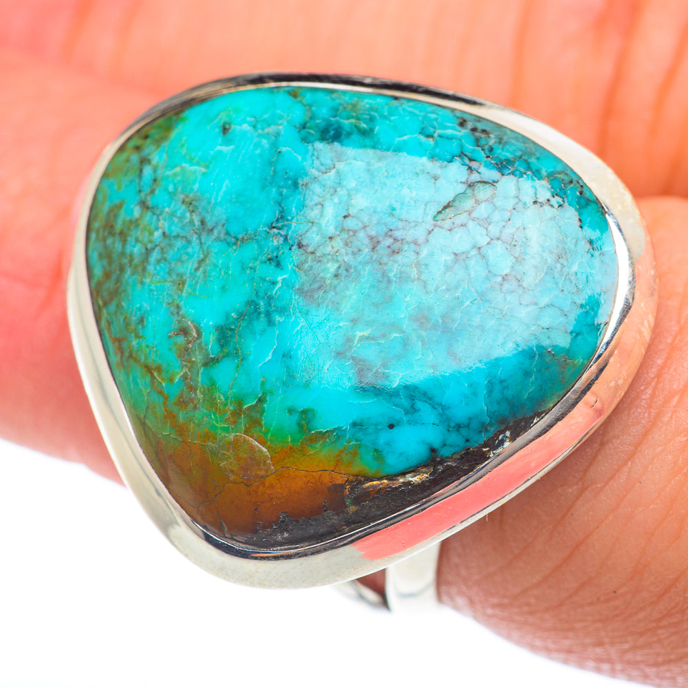Arizona Turquoise Rings handcrafted by Ana Silver Co - RING74067