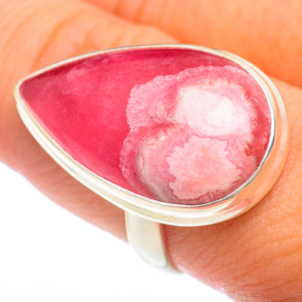 Rhodochrosite Rings handcrafted by Ana Silver Co - RING74070