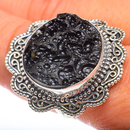 Tektite Rings handcrafted by Ana Silver Co - RING74075