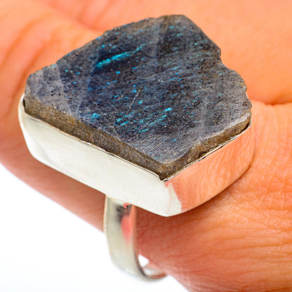 Labradorite Rings handcrafted by Ana Silver Co - RING74085