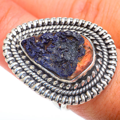 Azurite Rings handcrafted by Ana Silver Co - RING74089