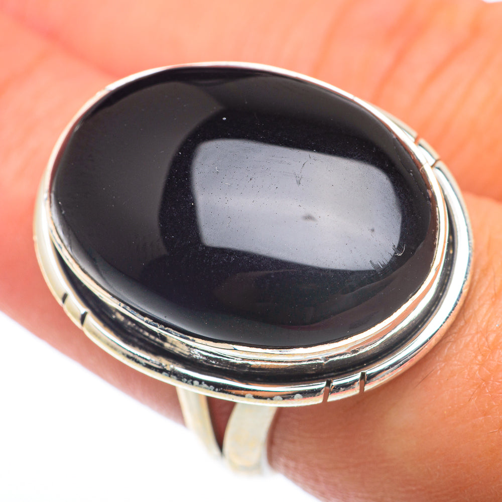 Black Onyx Rings handcrafted by Ana Silver Co - RING74091