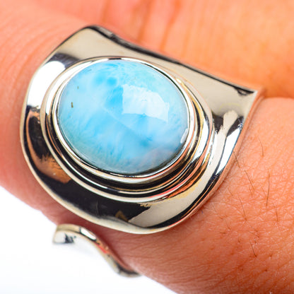 Larimar Rings handcrafted by Ana Silver Co - RING74102