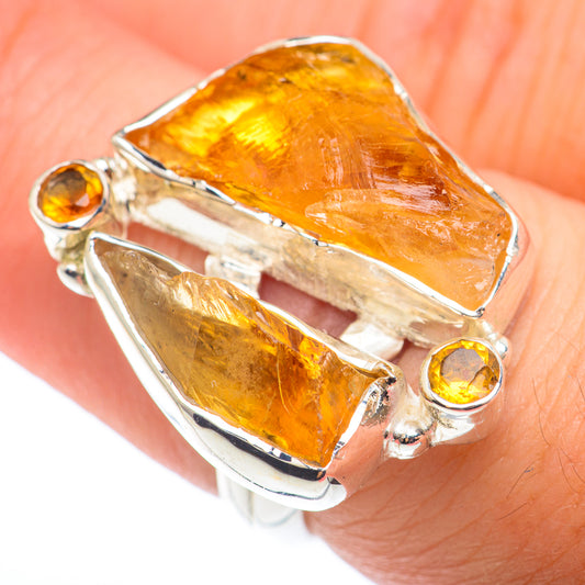 Citrine Rings handcrafted by Ana Silver Co - RING74117