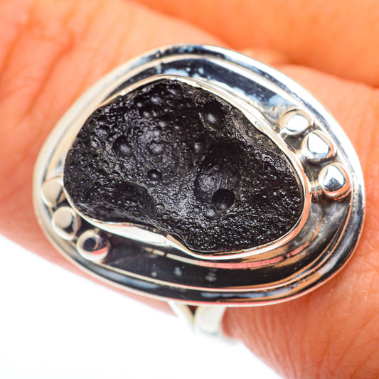 Tektite Rings handcrafted by Ana Silver Co - RING74128
